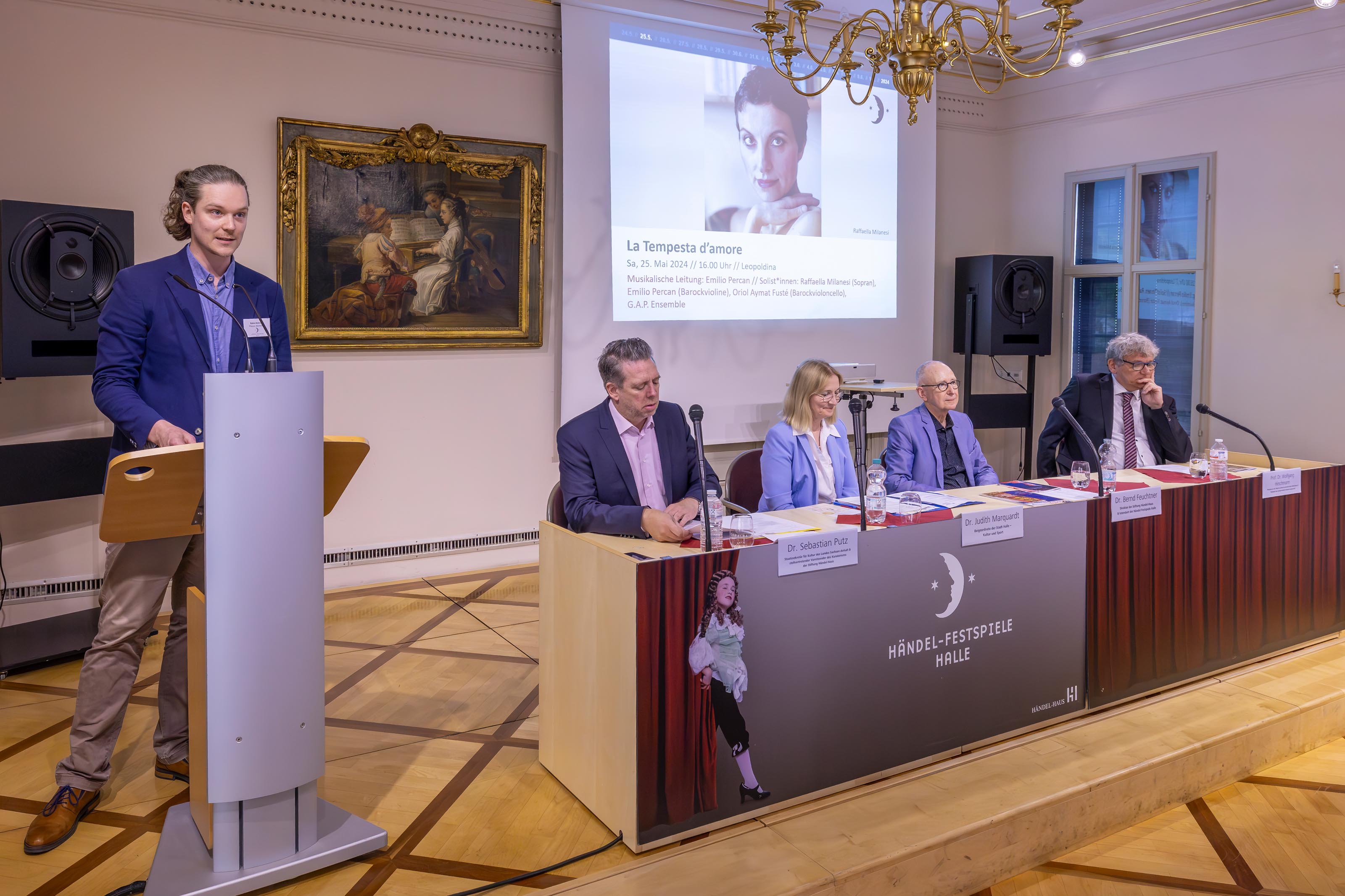 Eröffnungs-Pressekonferenz im Händel-Haus