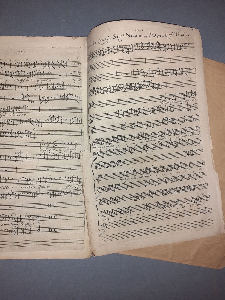 Buchpatenschaft: Händels Debüt in England