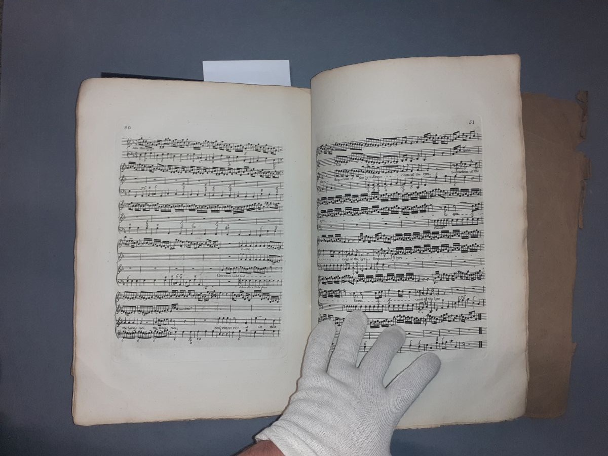 Buchpatenschaft: Händel, Georg Friedrich: The complete score of the ode for St: Cecilia's Day