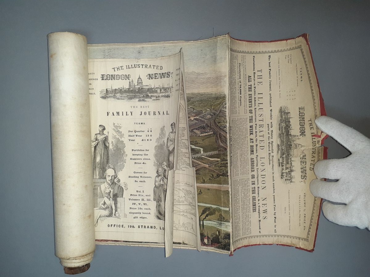Buchpatenschaft: London : Stadtansicht aus der "Illustrated London News"