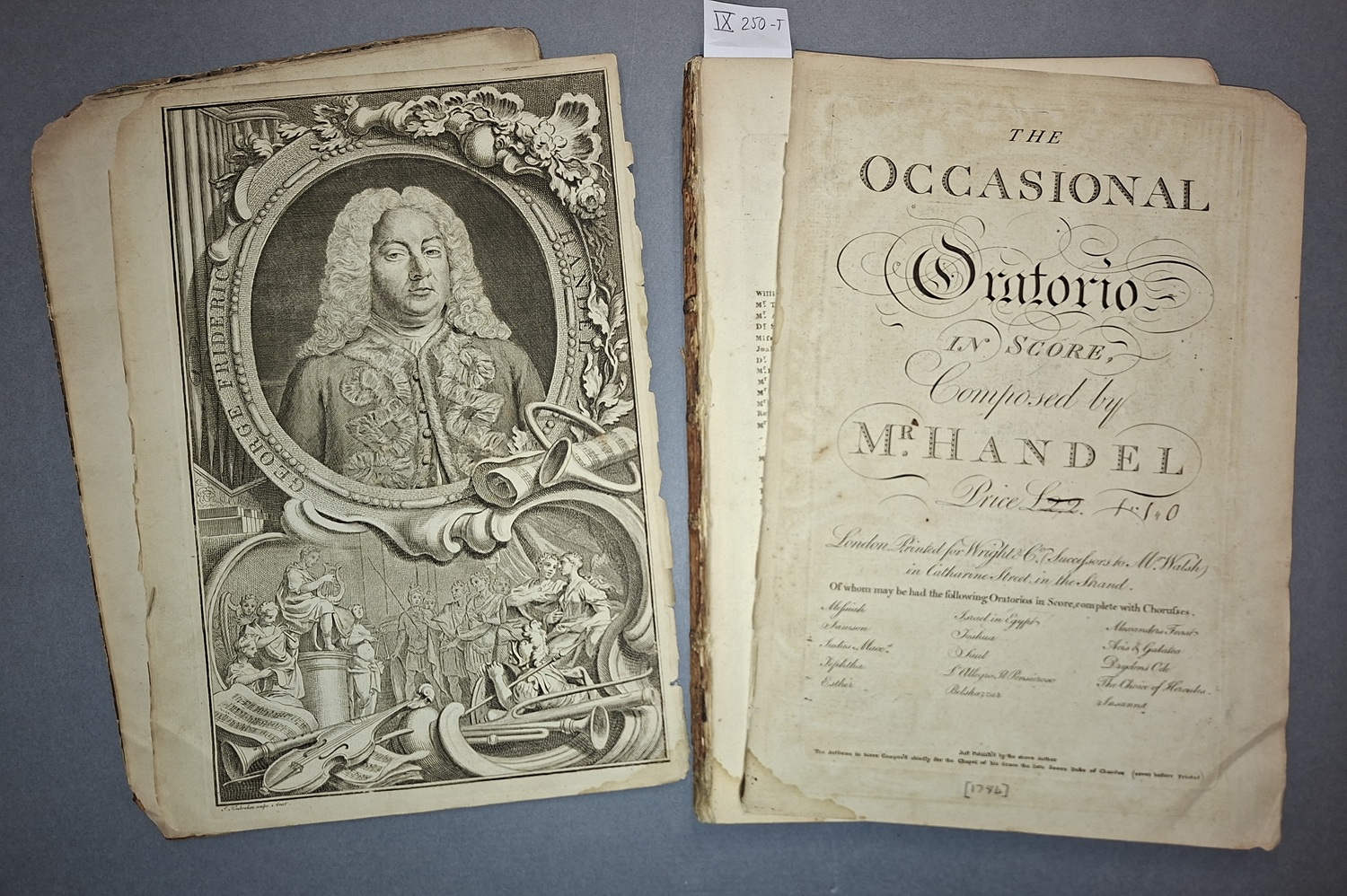 Buchpatenschaft: Händel, Georg Friedrich: The Occasional Oratorio in Score