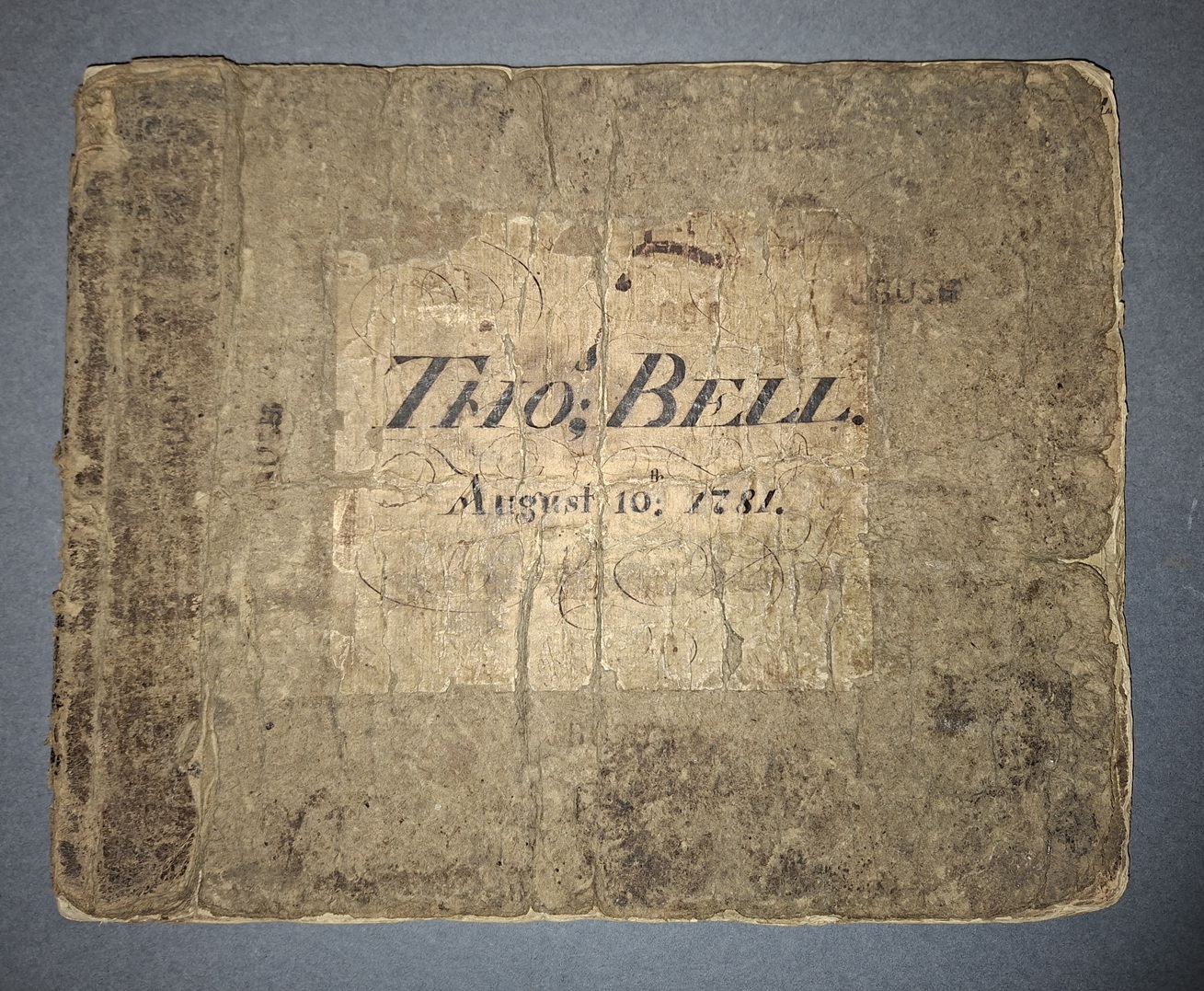 Buchpatenschaft: Händel, Georg Friedrich: Tho;s Bell. August 10: 1781.