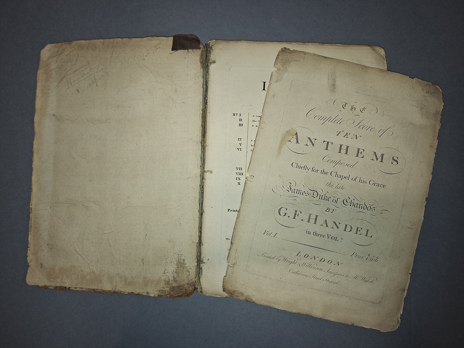 Buchpatenschaft: Händel, Georg Friedrich: The complete score of the ten anthems