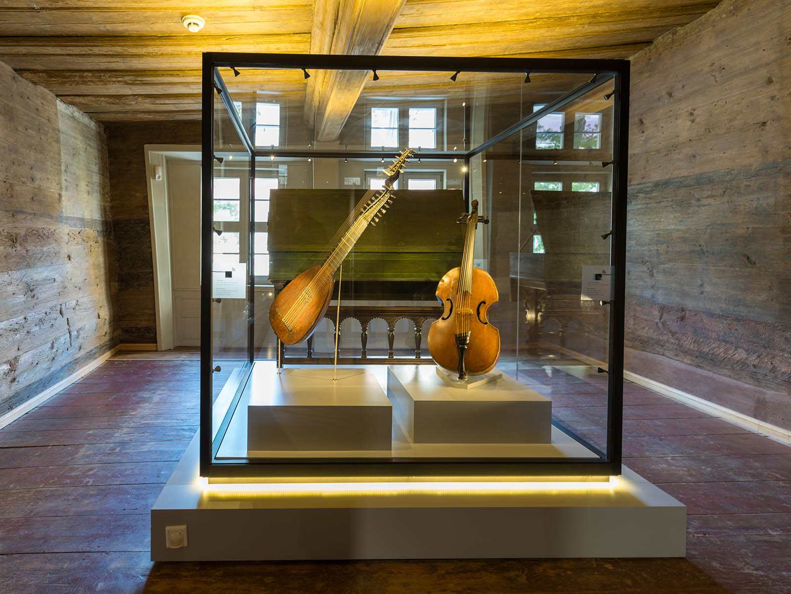 Blick ins Wilhelm-Friedemann-Bach-Haus in Halle
