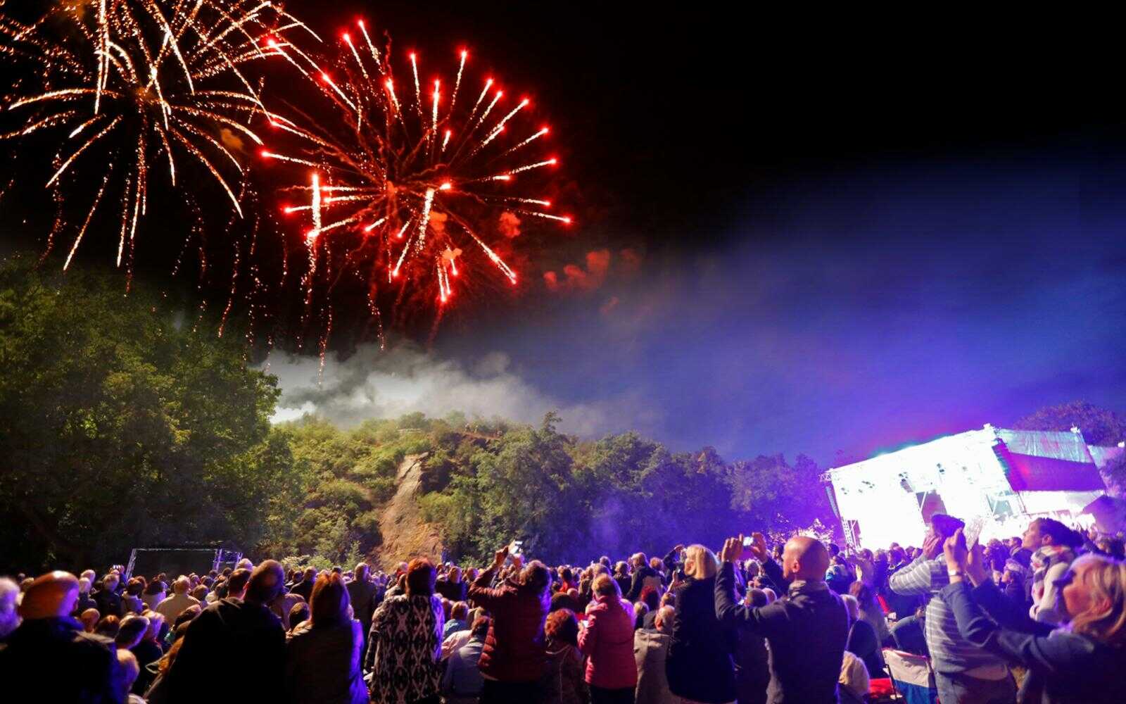 Das traditionelle, namengebende Festspiel-Feuerwerk. Foto © Thomas Ziegler Das traditionelle, namengebende Festspiel-Feuerwerk. Foto © Thomas Ziegler