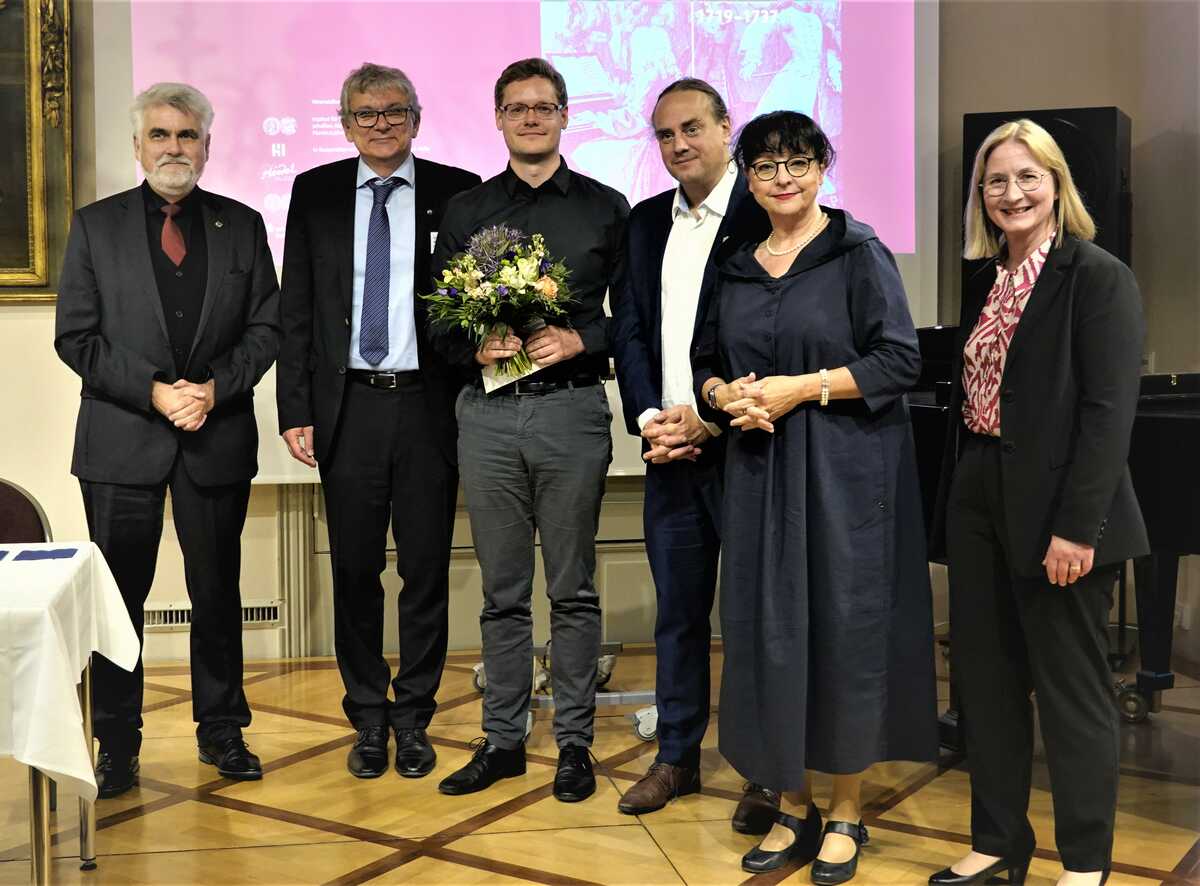 Preisträger und Grußwortredner Haendel Forschungspreis