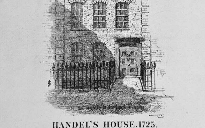 Händels Wohnhaus in der Brookstreet in London