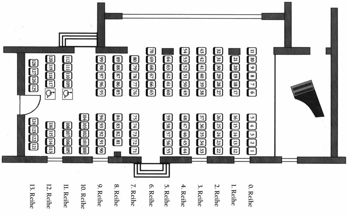 Kammermusiksaal Bestuhlung
