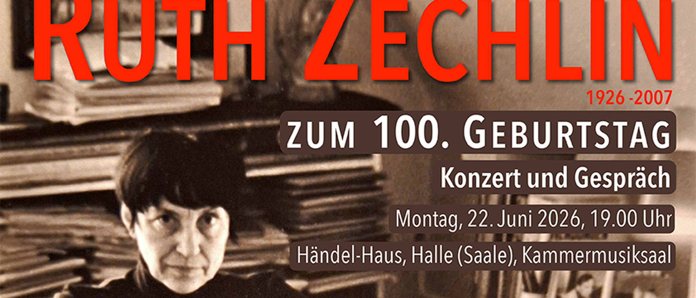 100. Geburtstag von Ruth Zechlin