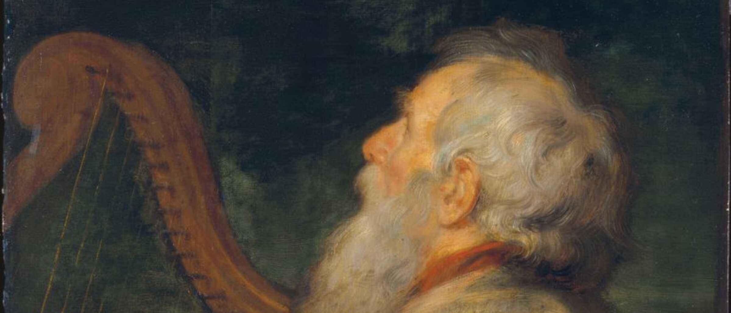 König David spielt die Harfe (Peter Paul Rubens, um 1616)